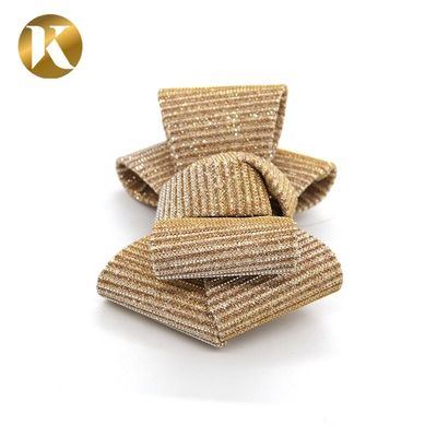 Europe / America Style Decorative Shoe Clips Special Cloth Material supplier