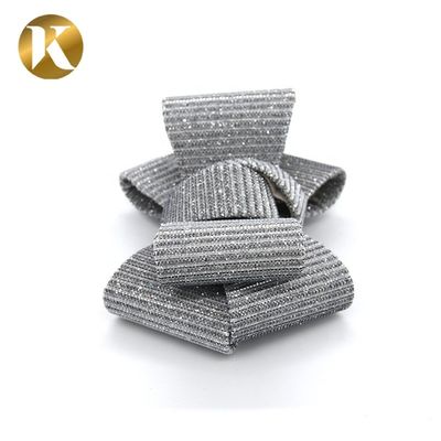 Europe / America Style Decorative Shoe Clips Special Cloth Material supplier