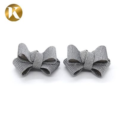 Europe / America Style Decorative Shoe Clips Special Cloth Material supplier