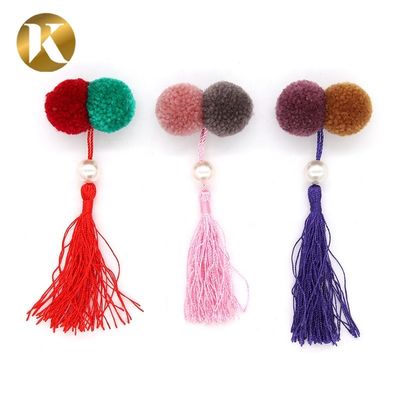 Ball Shape Fashion Shoe Decoration Special Cloth Europe And America Style supplier