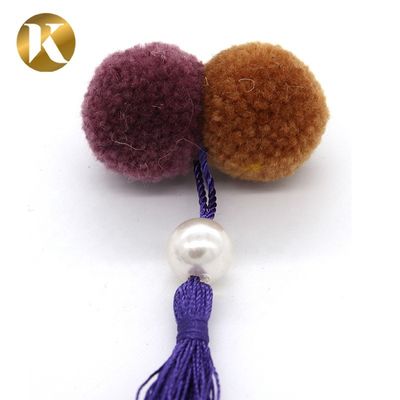 Ball Shape Fashion Shoe Decoration Special Cloth Europe And America Style supplier