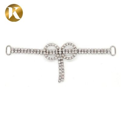 Fashion Style T Shape Metal Shoe Buckles 115mm*40mm SGS Certification supplier