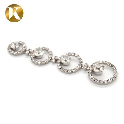 Popular Woman Shoes Decoration Accessories Round Shaped Chain Buckle supplier