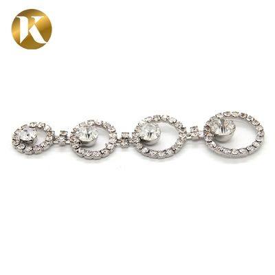 Popular Woman Shoes Decoration Accessories Round Shaped Chain Buckle supplier