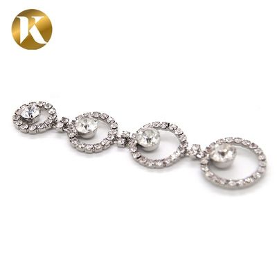 Popular Woman Shoes Decoration Accessories Round Shaped Chain Buckle supplier