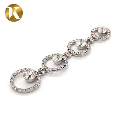 Popular Woman Shoes Decoration Accessories Round Shaped Chain Buckle supplier