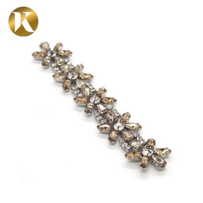 135mm*22mm Customized Women Shoe Tassel Chain Nickel / Black / Gold Color supplier