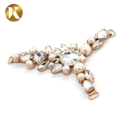 Custom Y Shape Women Shoe Tassel Chain 95mm*85mm Size For Beauty supplier