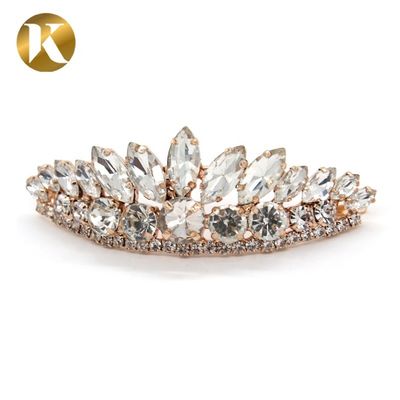 Sparkling Diamond Buckle Shoes Decoration Accessories 75mm*25mm Size supplier