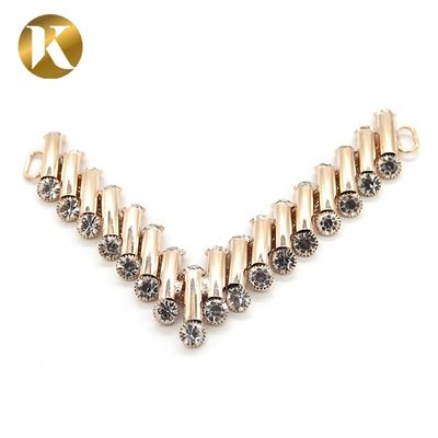 V Shape Classic Antique Shoe Clips 75mm*95mm With Customization Service supplier