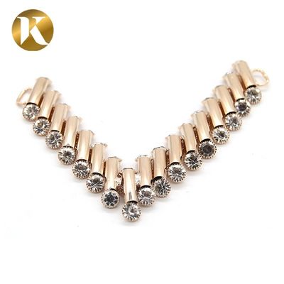 V Shape Classic Antique Shoe Clips 75mm*95mm With Customization Service supplier
