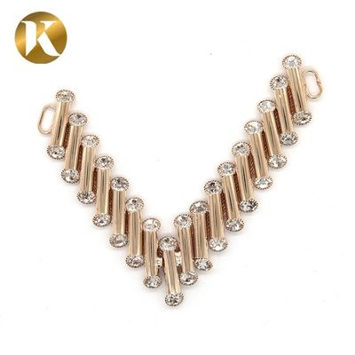 V Shape Classic Antique Shoe Clips 75mm*95mm With Customization Service supplier