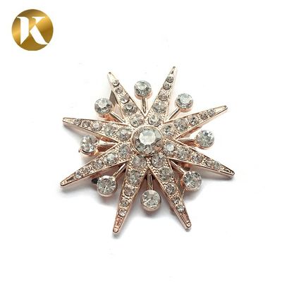 Sun Style Crystal Shoe Accessories Clips Ornament Support Customization supplier