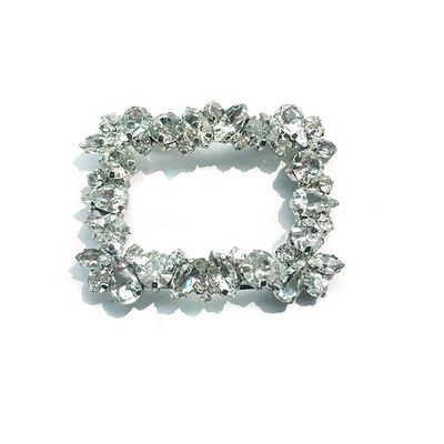 Europe Vintage Diamond Lady Shoe Accessories With Multiple Colors supplier