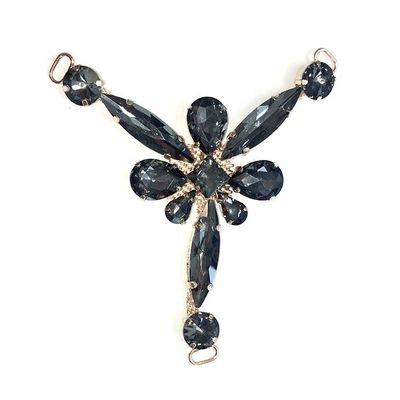 Customized T Style Women Shoe Accessories Iron Or Copper Material supplier