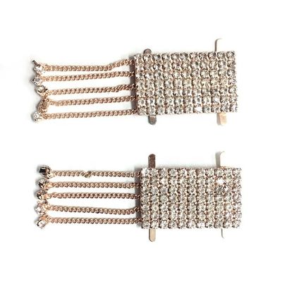 Wenzhou KML New Design Metal Women Shoe Accessories Decorative Tassel Shoe supplier