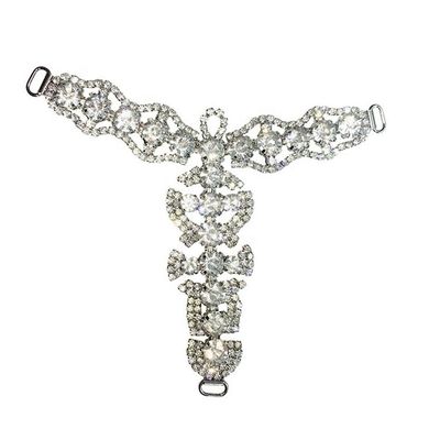 New Style T Shape Metal Shoe Buckles 10.4cm*9.0cm For Women Shoes supplier