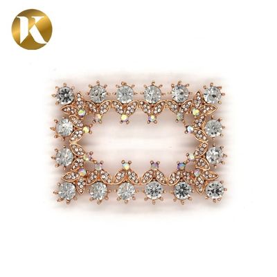 Charm Women'S Metal Shoe Buckle Accessory 70*45mm Size Vintage Style supplier