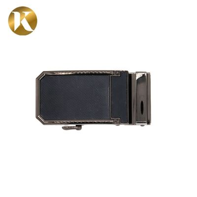 Wenzhou Kml Custom Logo Black Business Zinc Alloy Automatic Belt Buckle supplier