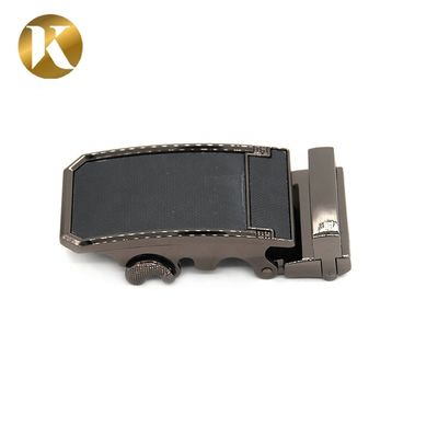 Wenzhou Kml Custom Logo Black Business Zinc Alloy Automatic Belt Buckle supplier