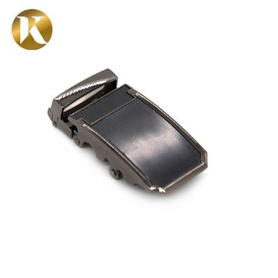 Wenzhou Kml Custom Logo Black Business Zinc Alloy Automatic Belt Buckle supplier