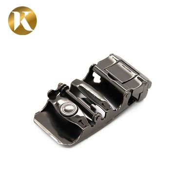 Wenzhou Kml Custom Logo Black Business Zinc Alloy Automatic Belt Buckle supplier