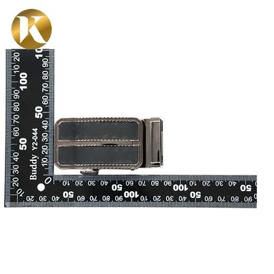 Black Surface Automatic Belt Buckles With Carving Surface Treatment supplier