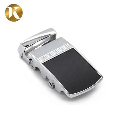 Metal Zinc Alloy 35mm Reversible Belt Buckle With Carving Surface Treatment supplier