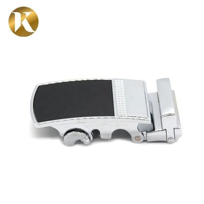 Metal Zinc Alloy 35mm Reversible Belt Buckle With Carving Surface Treatment supplier