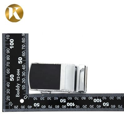 Metal Zinc Alloy 35mm Reversible Belt Buckle With Carving Surface Treatment supplier