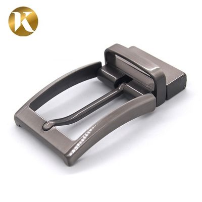 Wenzhou KML 35mm Reversible Rectangle Square Pin Zinc Alloy Belt Buckle supplier