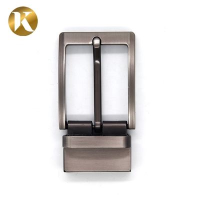 Wenzhou KML 35mm Reversible Rectangle Square Pin Zinc Alloy Belt Buckle supplier