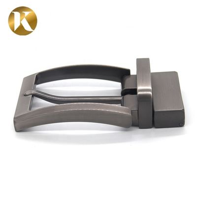 Wenzhou KML 35mm Reversible Rectangle Square Pin Zinc Alloy Belt Buckle supplier