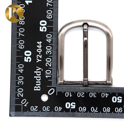 Sliver Double Pin Belt Buckle Fashion Style supplier