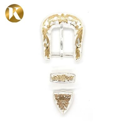 Wenzhou KML New Design Popular Classic Vintage Shiny Zinc Alloy 2 Color Pin Belt Buckle supplier