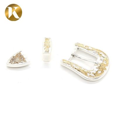 Wenzhou KML New Design Popular Classic Vintage Shiny Zinc Alloy 2 Color Pin Belt Buckle supplier