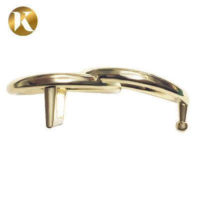 Double Loop Ring Womens Belt Buckle 30mm With Beautiful Appearance supplier