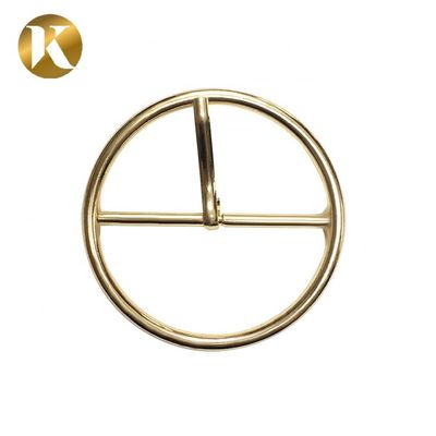 Circular Simple Generous Ladies Belt Buckles , 60mm Female Belt Buckles supplier