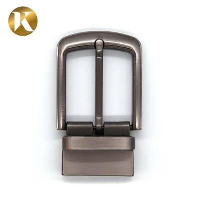 35mm Black Belt Buckles , Durable Zinc Alloy Thick Belt Buckle supplier