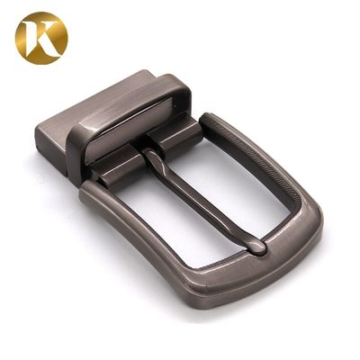 35mm Black Belt Buckles , Durable Zinc Alloy Thick Belt Buckle supplier