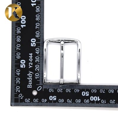 New Design Silver Belt Buckle , Popular 35mm Mens Square Belt Buckle supplier