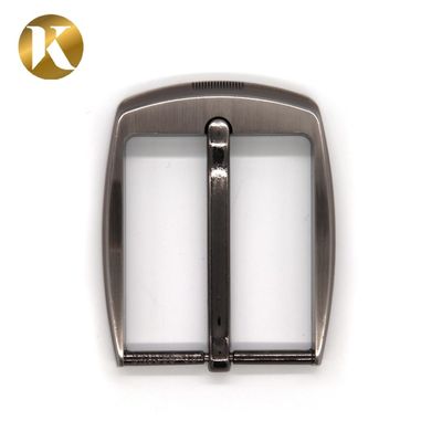 Fashion Silver 35mm Pin Belt Buckles Zinc Alloy With Long Using Time supplier