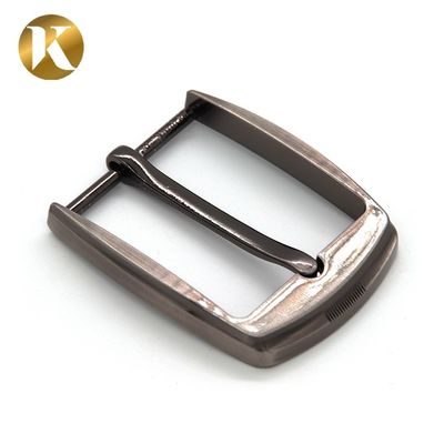 Fashion Silver 35mm Pin Belt Buckles Zinc Alloy With Long Using Time supplier
