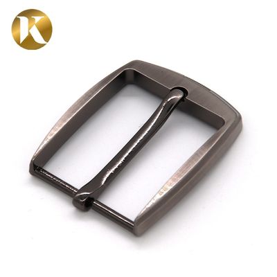 Fashion Silver 35mm Pin Belt Buckles Zinc Alloy With Long Using Time supplier
