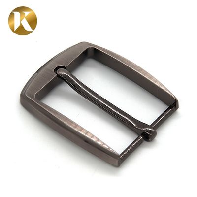 Fashion Silver 35mm Pin Belt Buckles Zinc Alloy With Long Using Time supplier