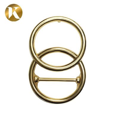 Heavy Retro Ring Zinc Alloy Belt Buckle 40MM With Elegant Appearance supplier