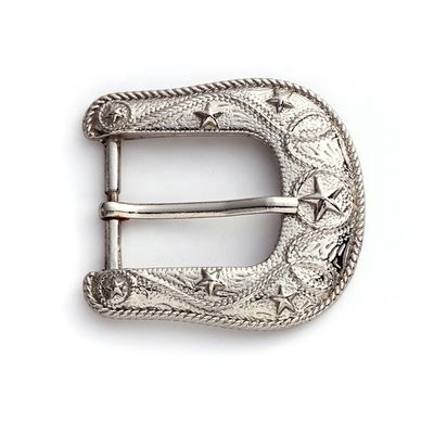 Popular 25mm Pin Belt Buckles With Carving , Light Surface Treatment supplier