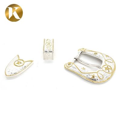 Zinc Alloy Double Pin Belt Buckle 40mm Inner Size With Long Using life supplier