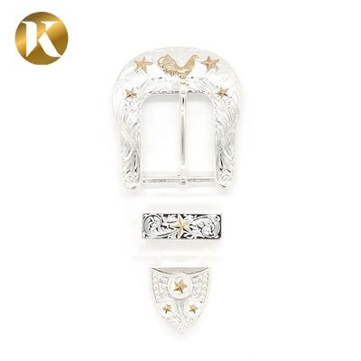 Promotion Custom Logo Plate Belt Buckles With 3D Surface Treatment supplier