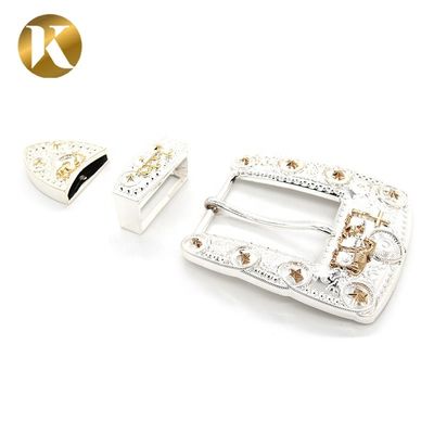 Fashion 2 Color Plate Belt Buckles With Handwork + Machinery Technics supplier